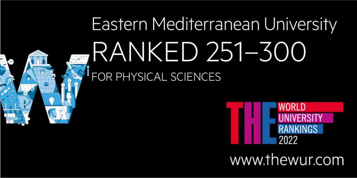THE 2022 DAÜ Fiziksel Bilimler Eğitim Dalında 251-300 Bandında