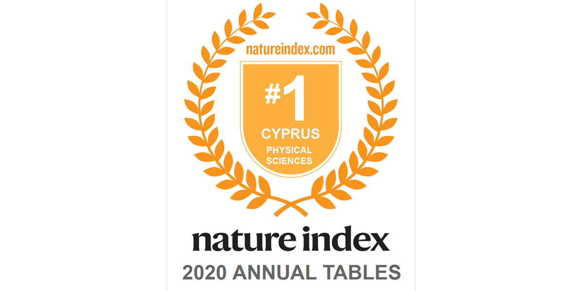 TOP IN PHYSICS FOR THE 2020 NATURE INDEX CYPRUS TABLES (MAY-2020)