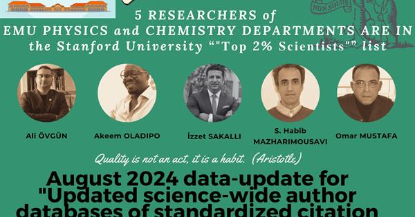 Stanford Üniversitesi: Dünyanın En Seçkin Bilim Adamları Listesi; 5